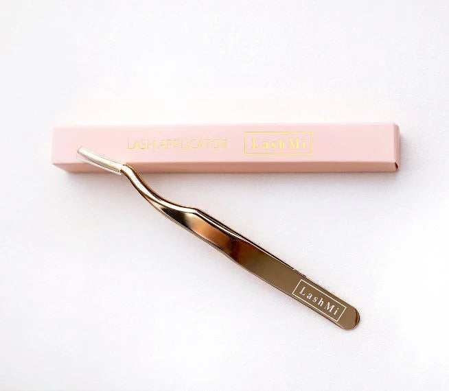 Pęseta- aplikator złoty