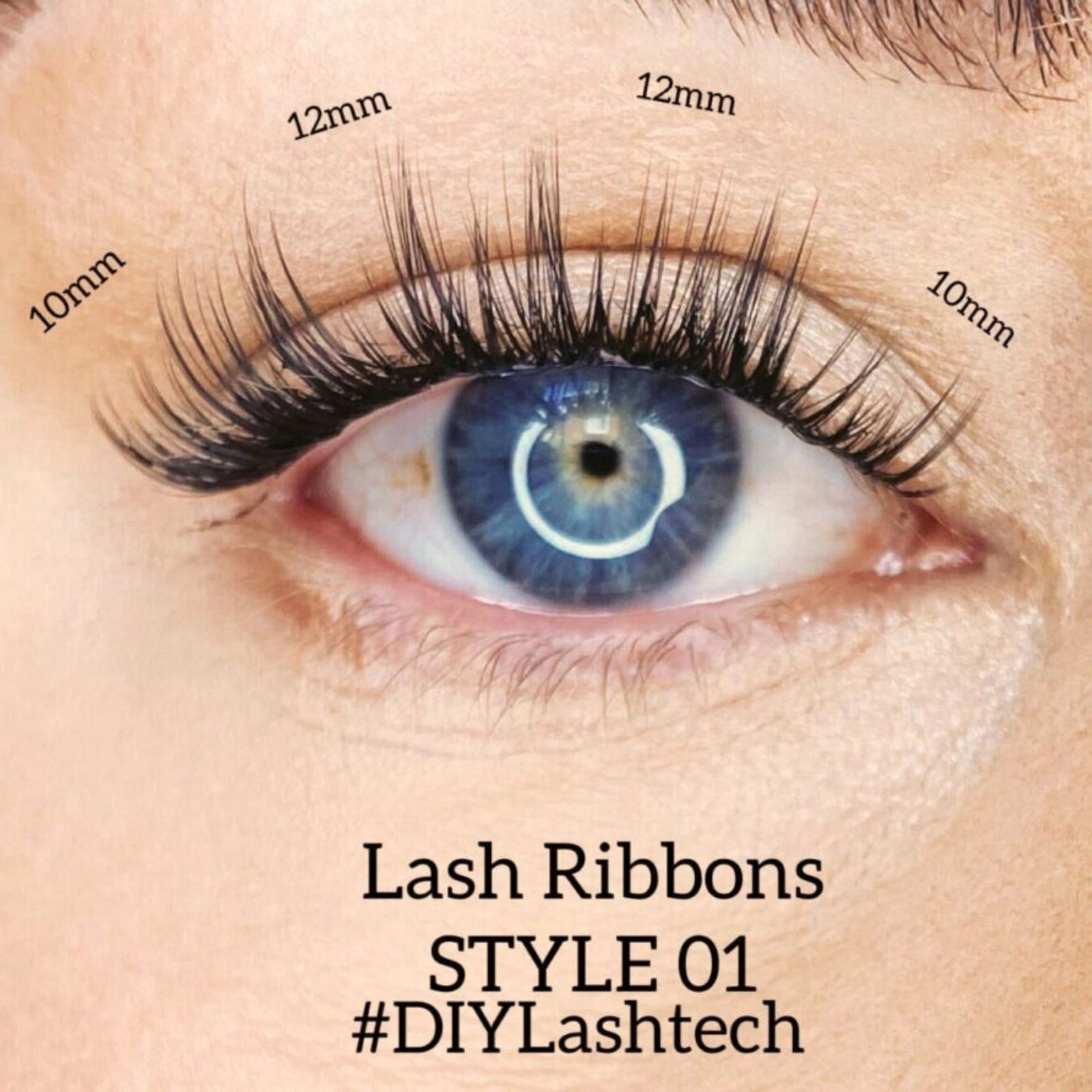 Kępki #DIYLashTech – Styl 01 – pojedyncze opakowanie
