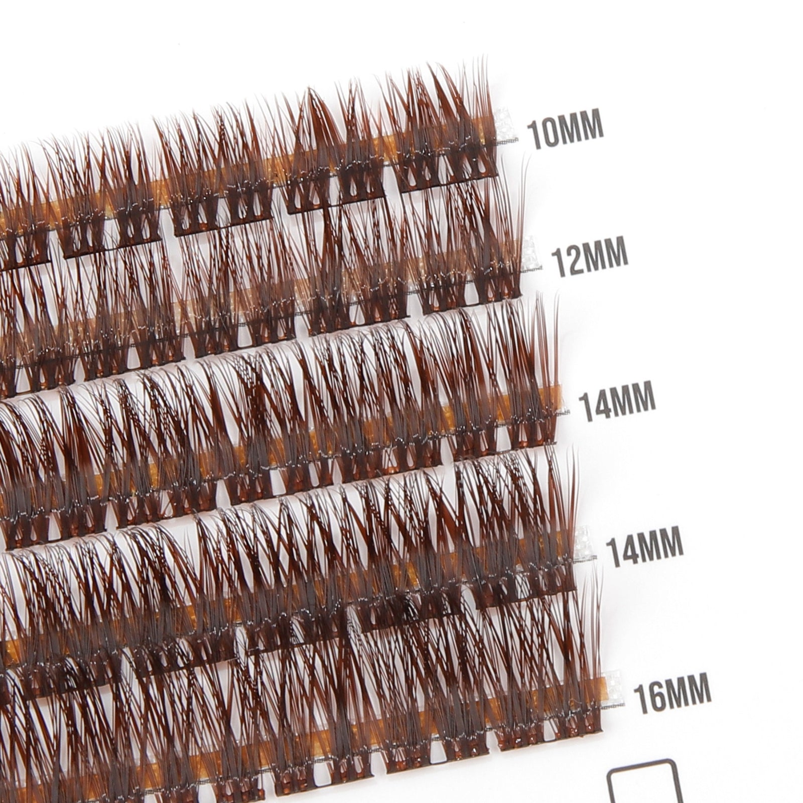 Dark Chocolate – Eyelash clusters 50 pcs
