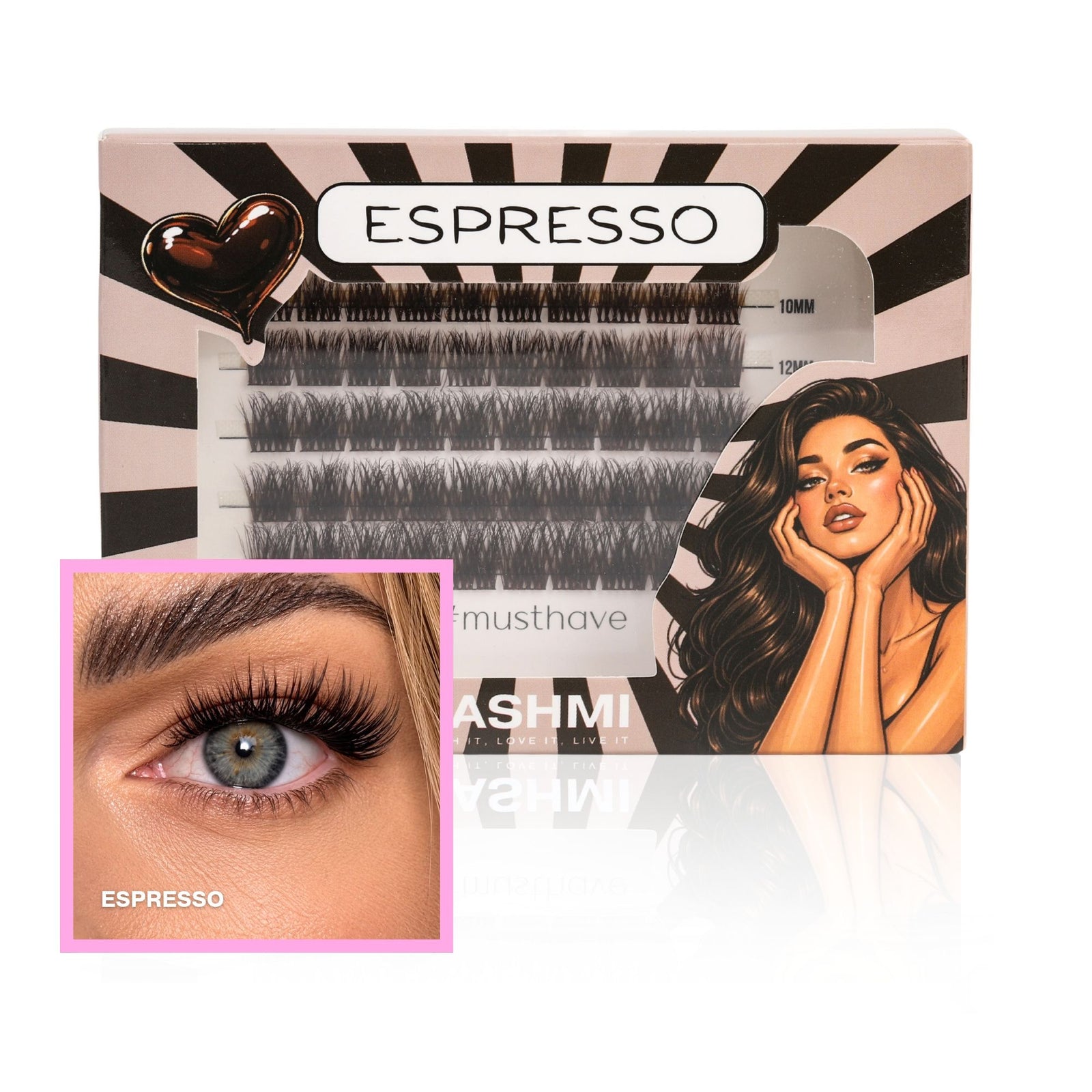 Espresso – Kępki rzęs 50szt