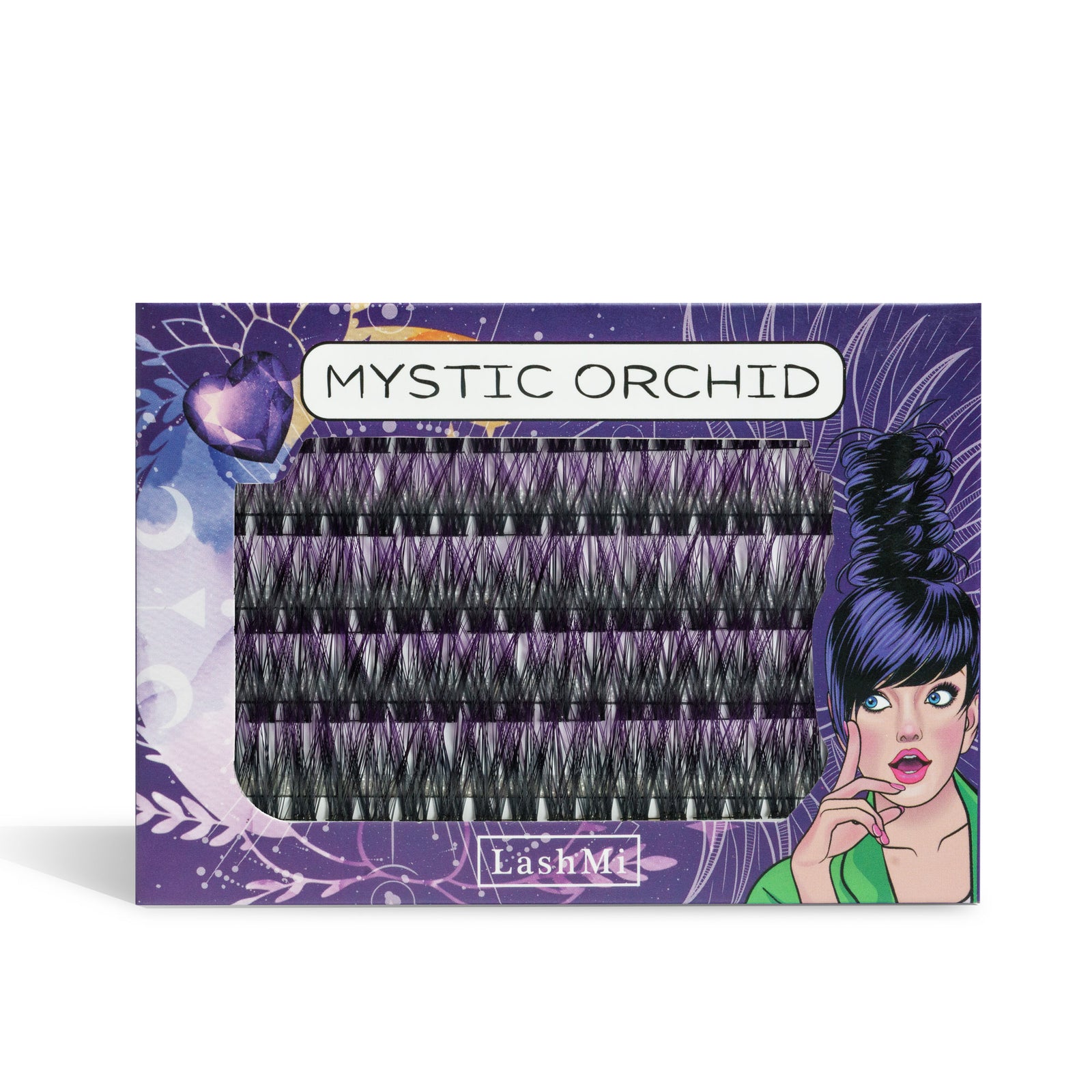 Mystic Orchid – Eyelash tufts 50 pcs