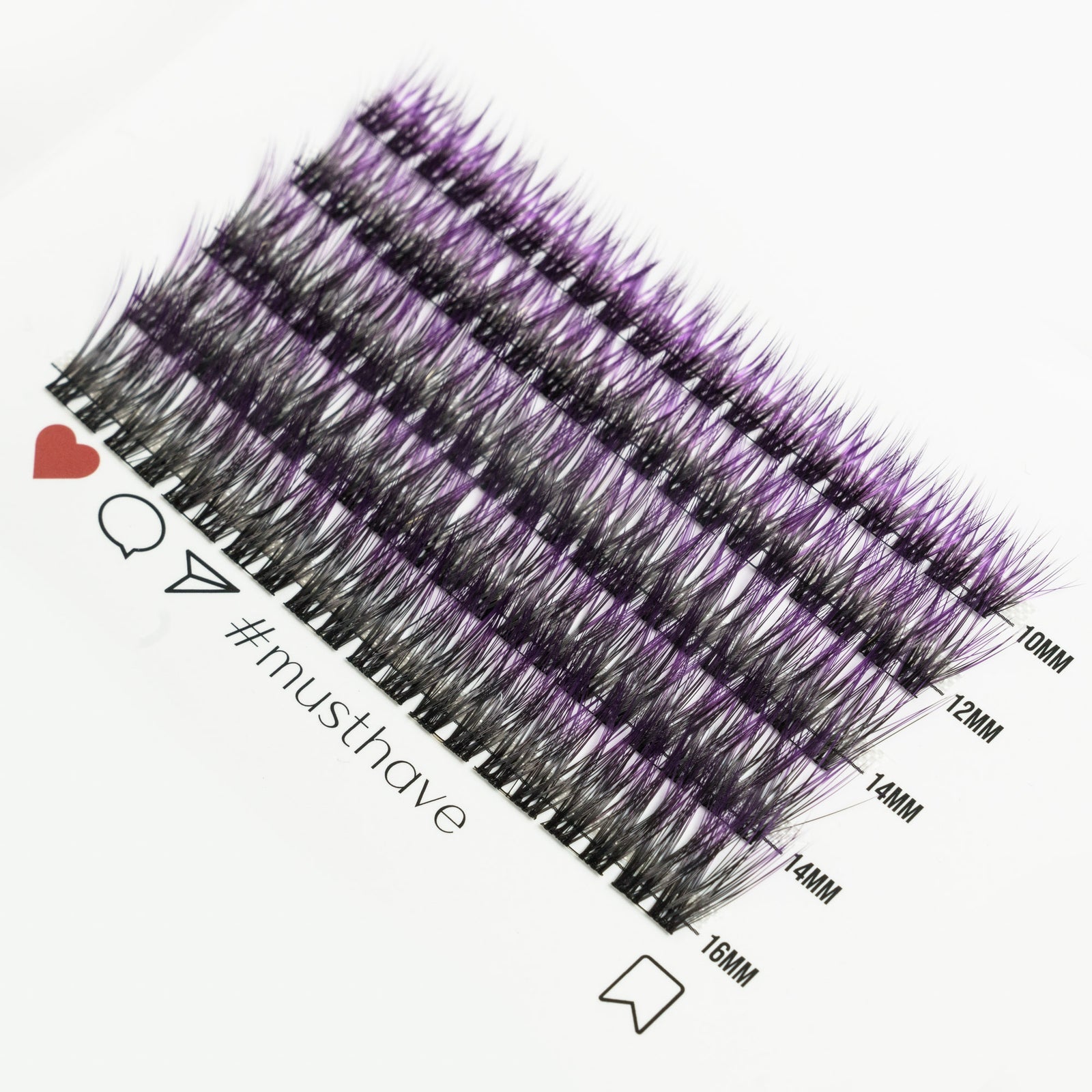 Mystic Orchid – Eyelash tufts 50 pcs