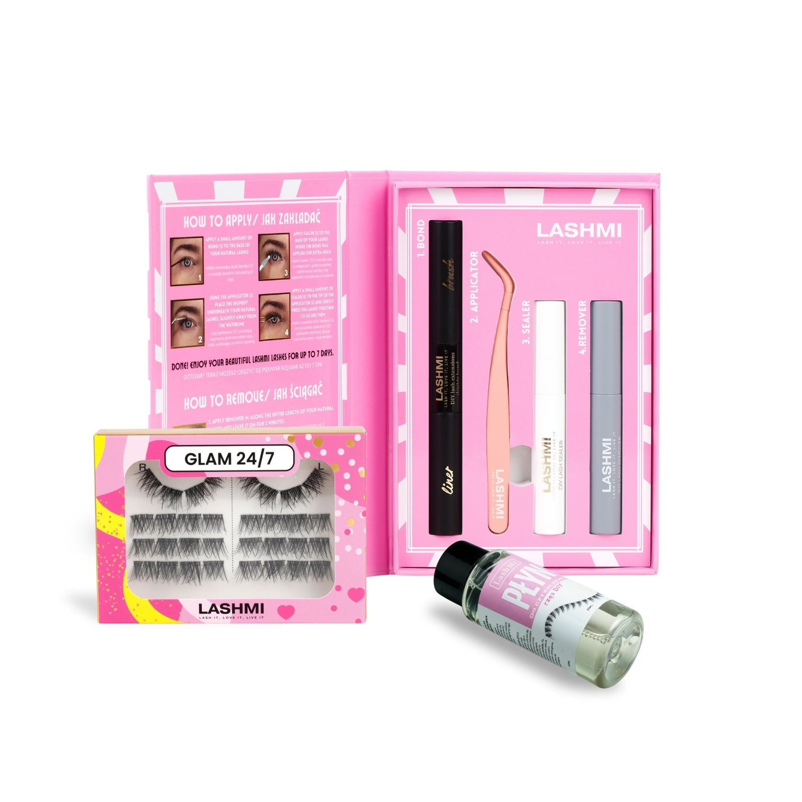 Zestaw startowy - Gotowy model rzęs 4-pak