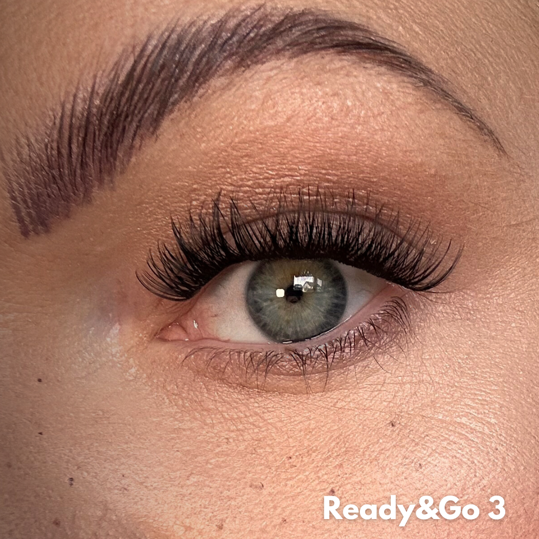 Rzęsy samoprzylepne Ready & Go – zestaw z pęsetą Non-Stick