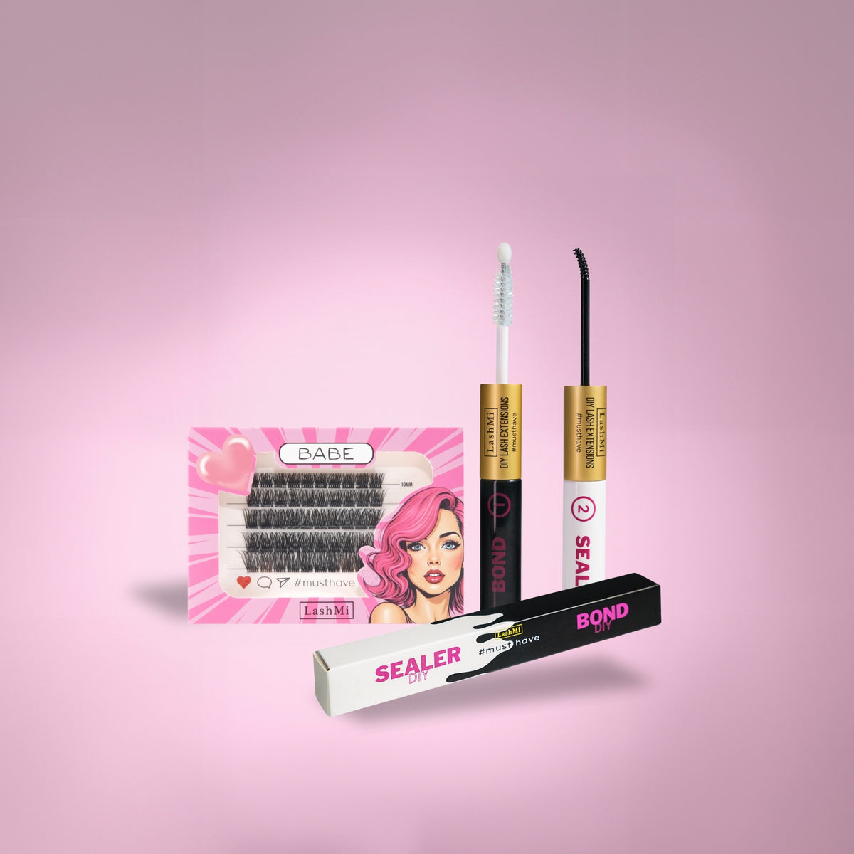 Mini zestaw startowy z modelem  #musthave 50 kępek