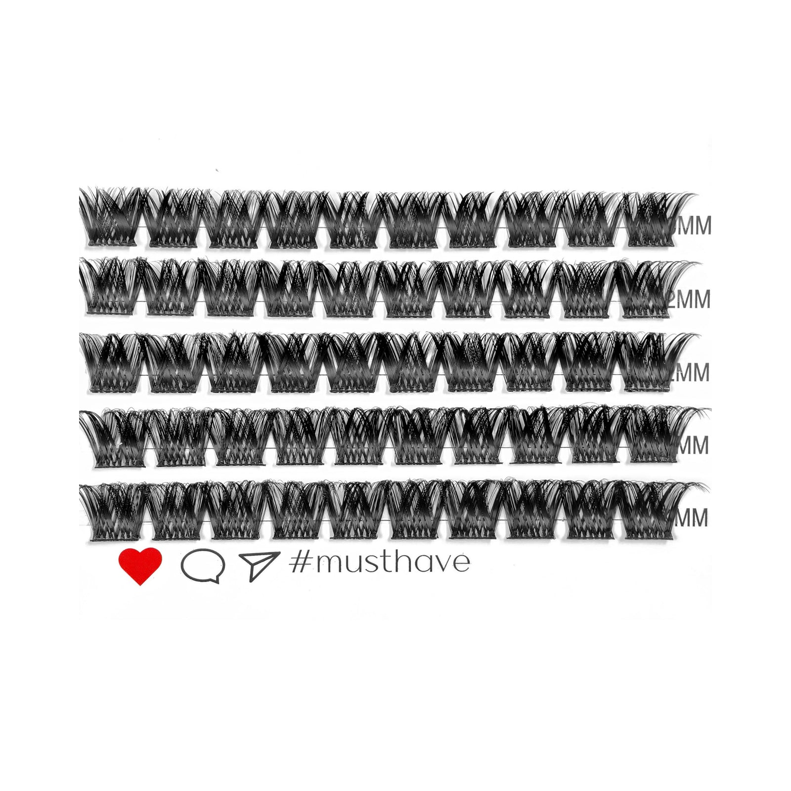 Crush – Kępki rzęs 50szt