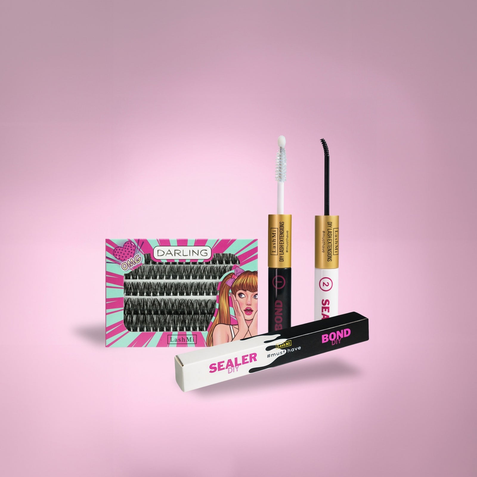 Mini zestaw startowy z modelem  #musthave 50 kępek