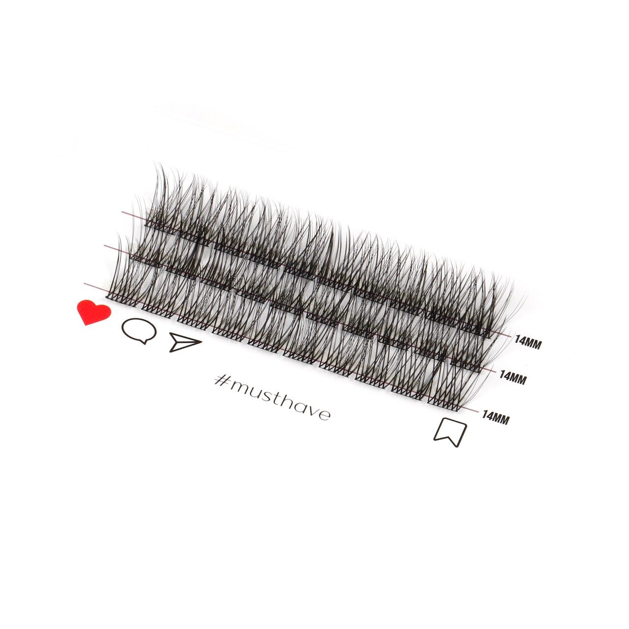 HONEY – kępki rzęs bondingowych | Pojedyncza długość