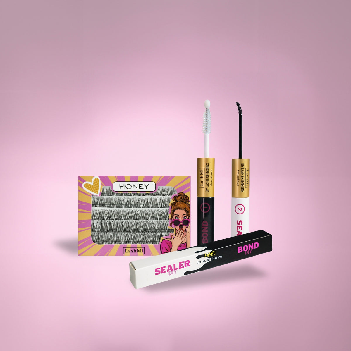 Mini zestaw startowy z modelem  #musthave 50 kępek