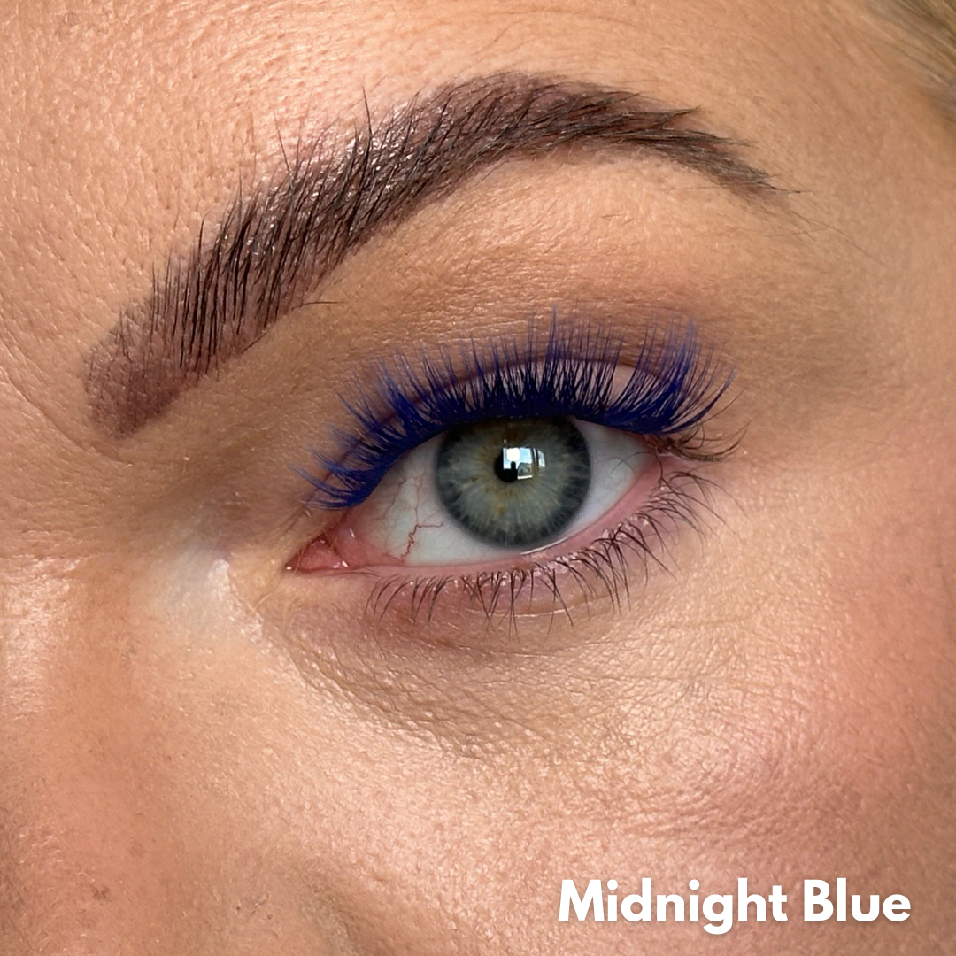 Midnight Blue – Kępki rzęs 50 szt