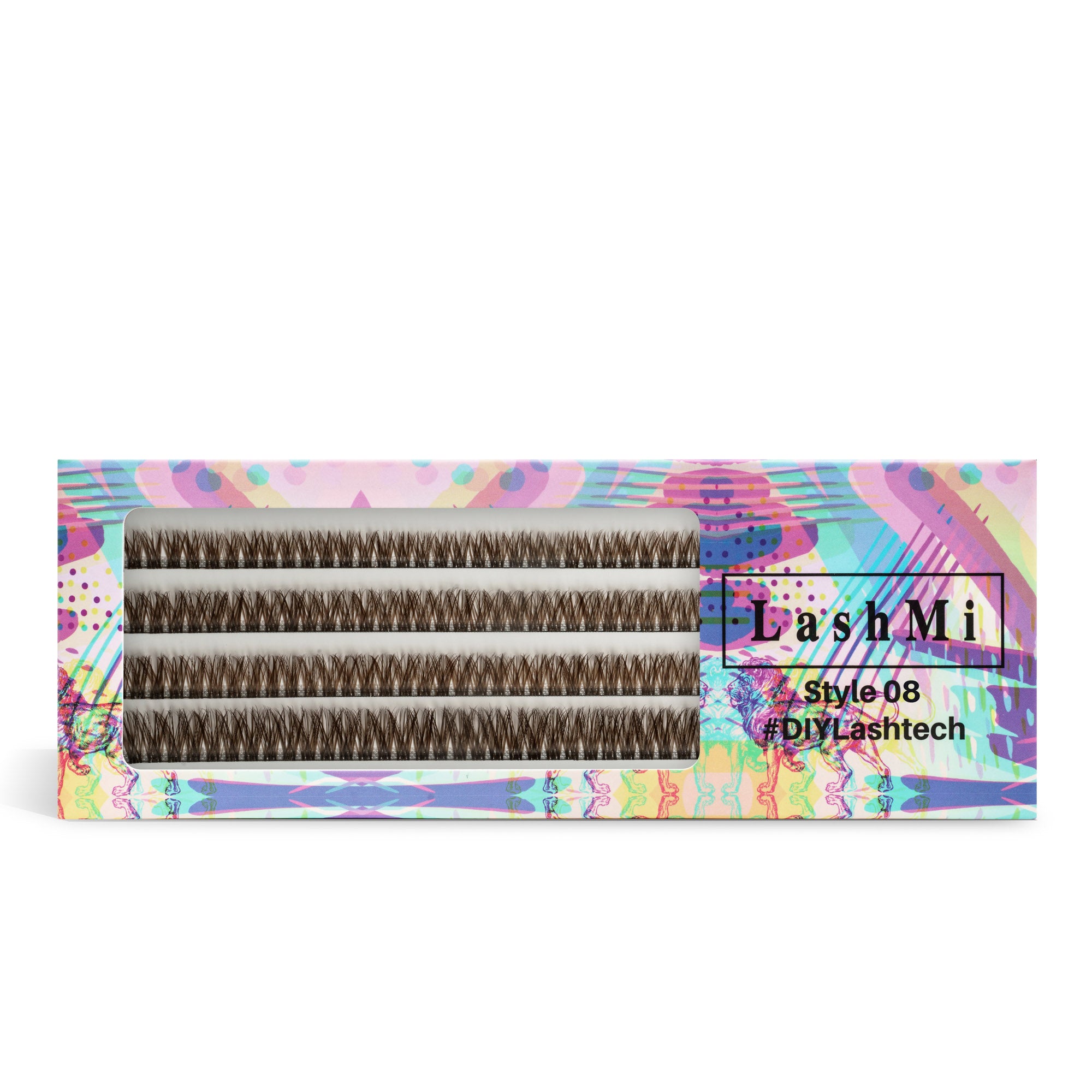 Kępki #DIYLashTech – Brąz Styl 08 – 4 pak