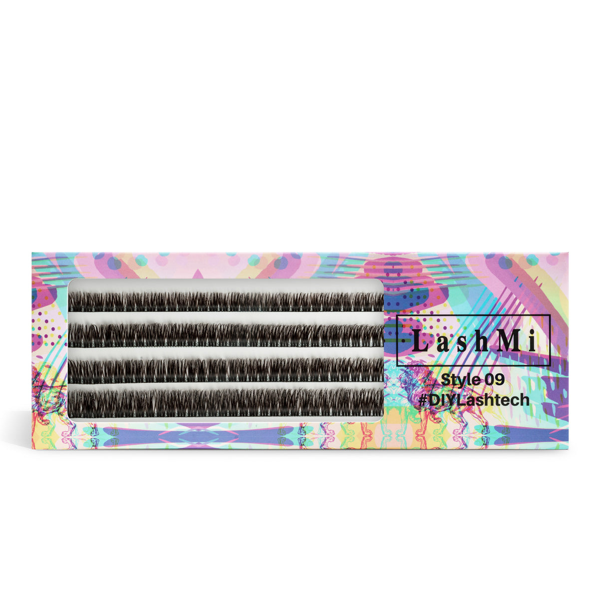 Kępki #DIYLashTech – Ciemny Brąz Styl 09 – 4 pak