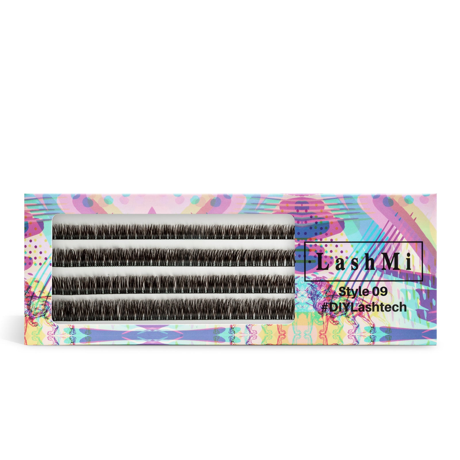 Kępki #DIYLashTech – Ciemny Brąz Styl 09 – 4 pak