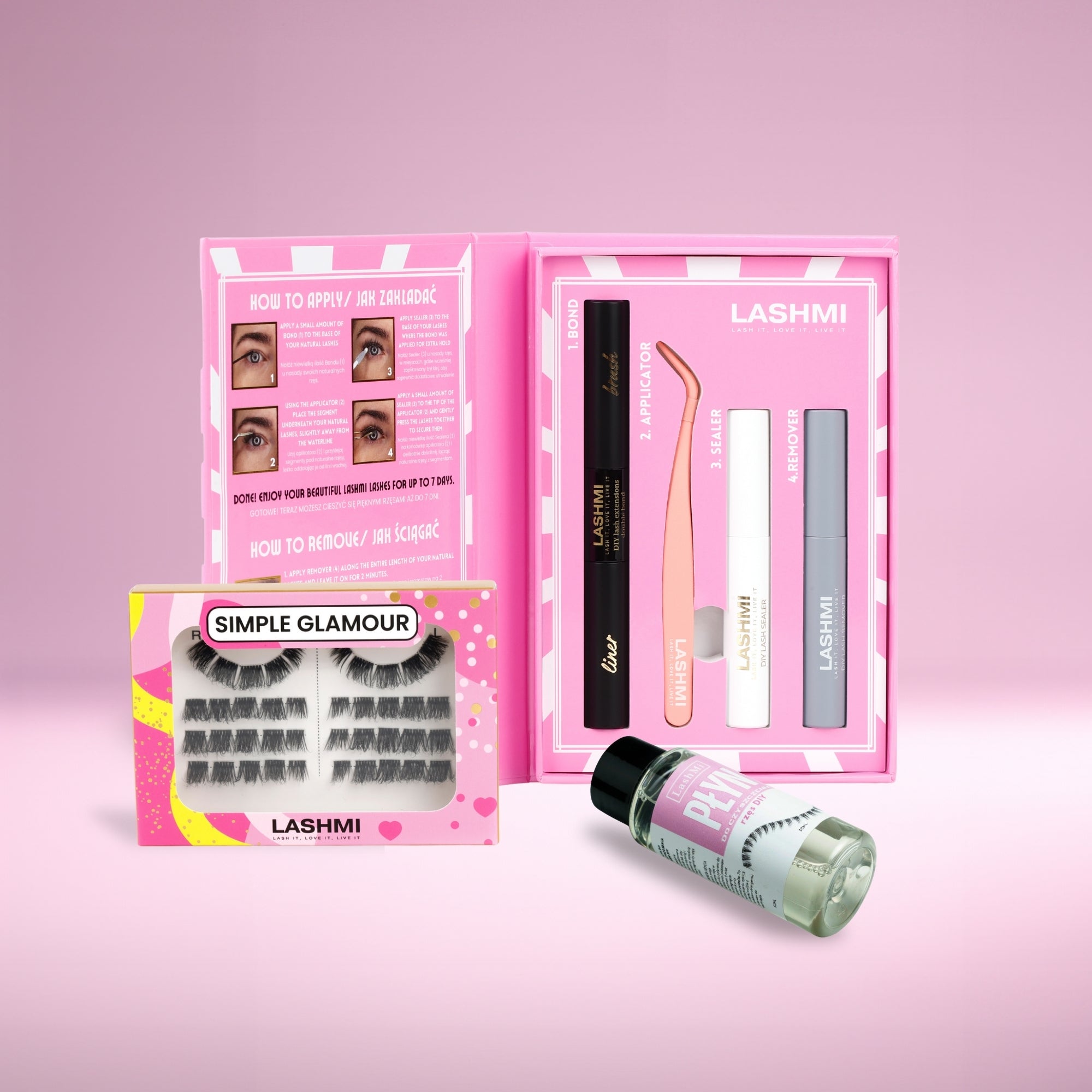 Starter set - a single package of eyelashes