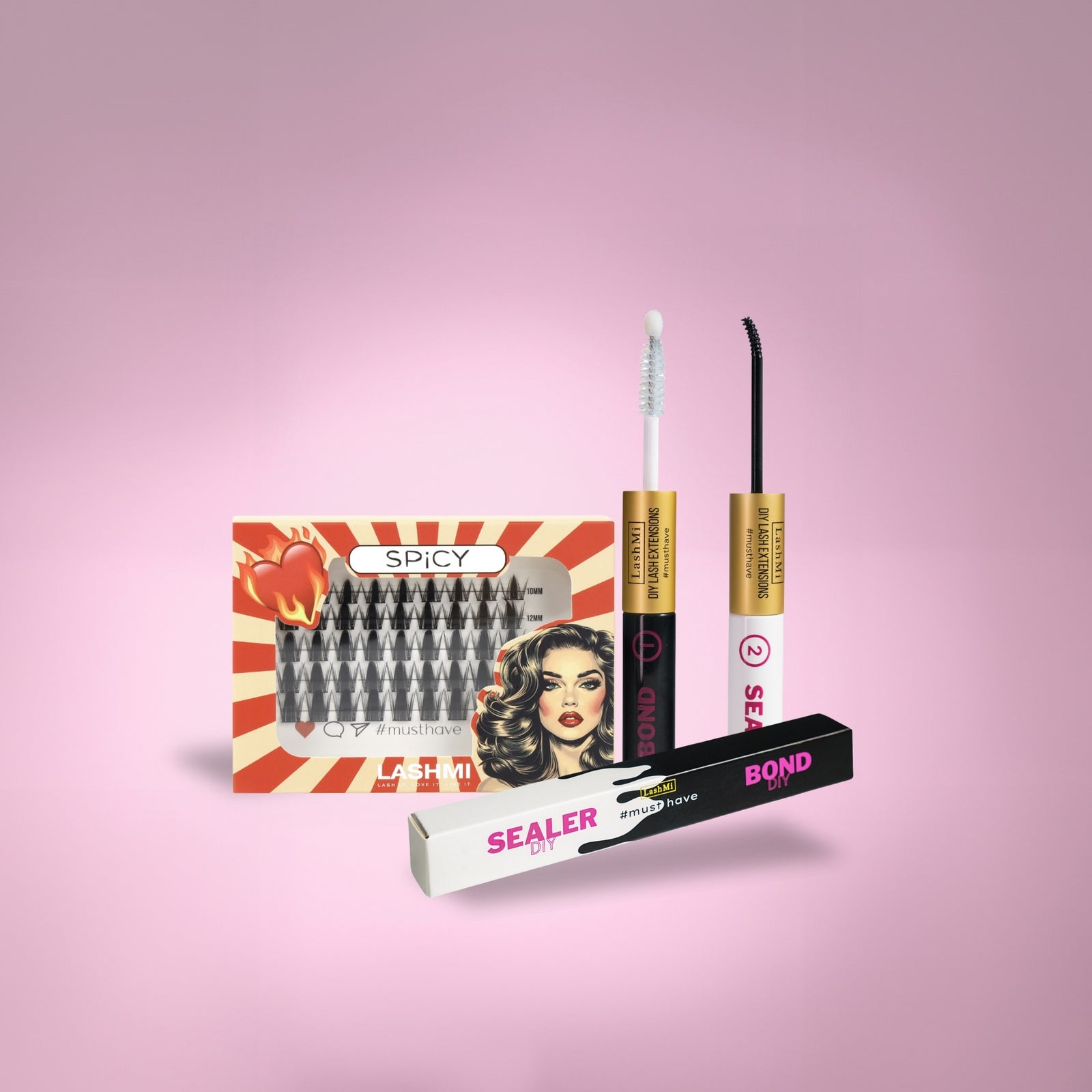 Mini zestaw startowy z modelem  #musthave 50 kępek