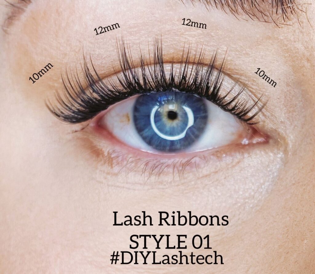 Kępki #DIYLashTech – Styl 01 – pojedyncze opakowanie