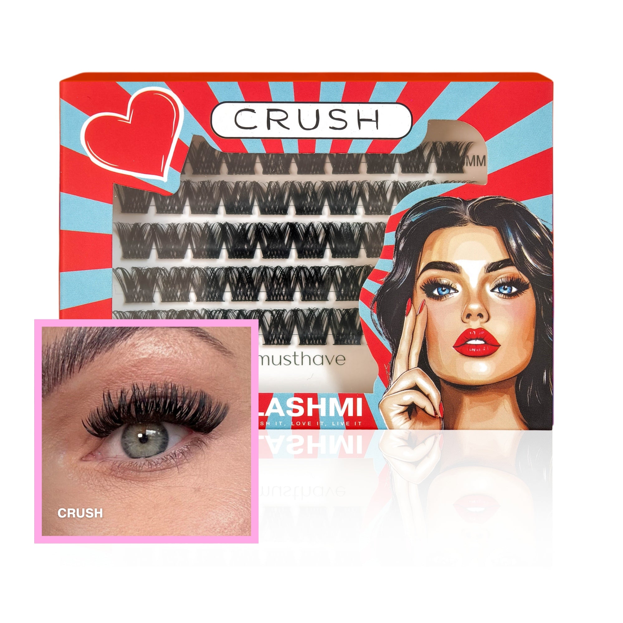 Crush – Kępki rzęs 50szt