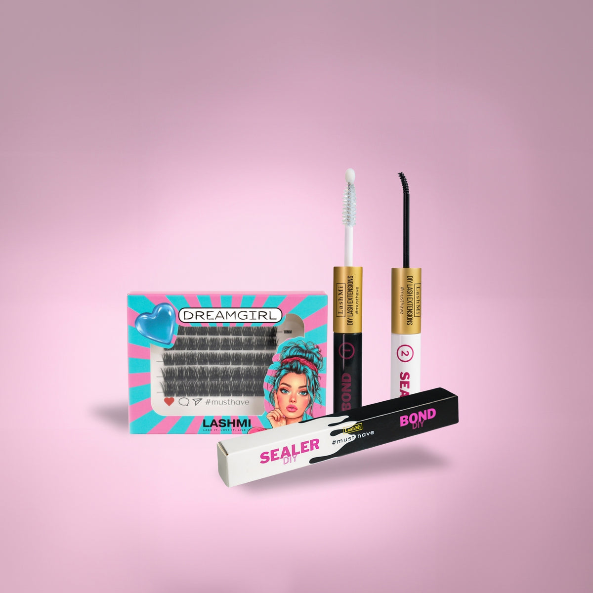 Mini zestaw startowy z modelem  #musthave 50 kępek