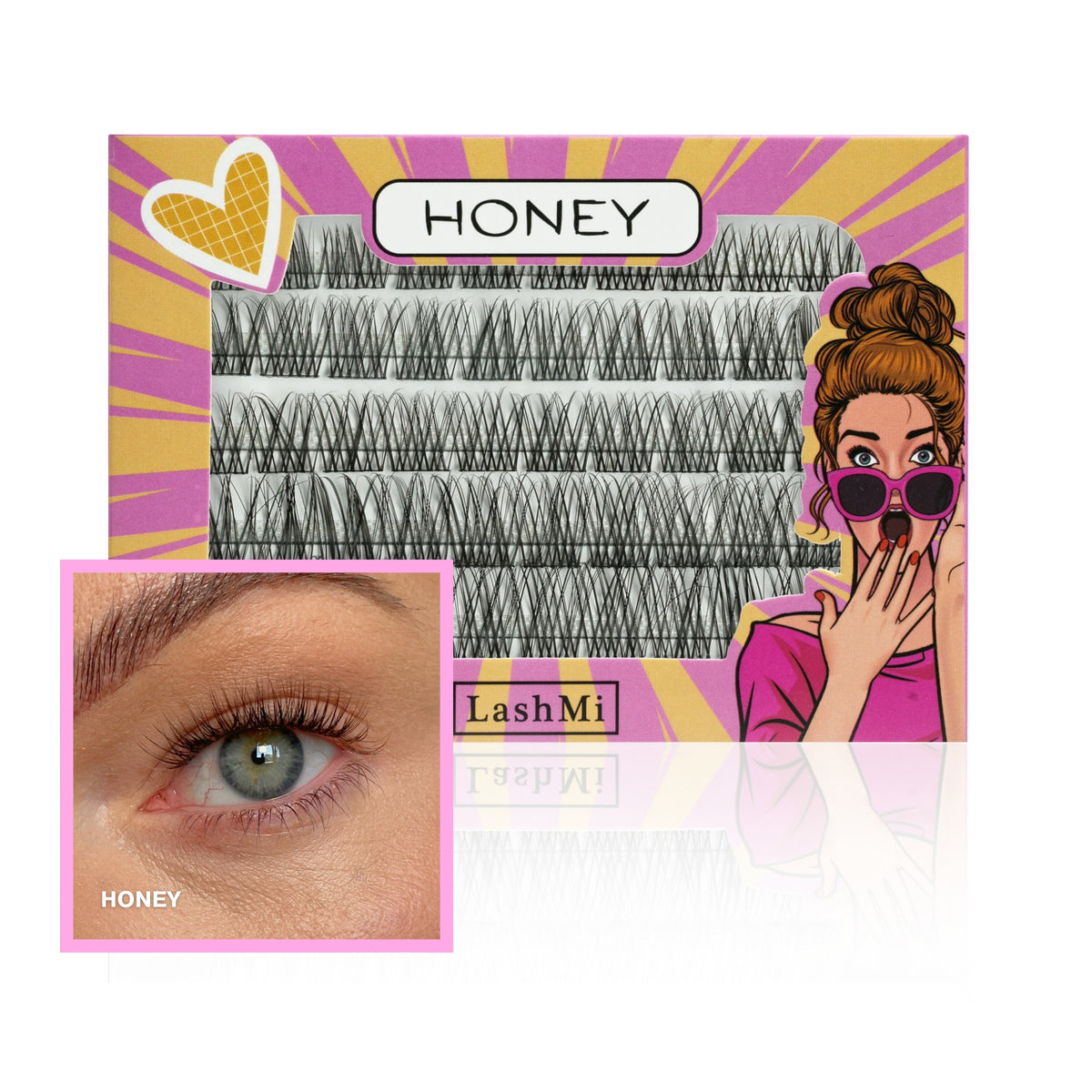 Honey – Eyelash tufts 50 pcs