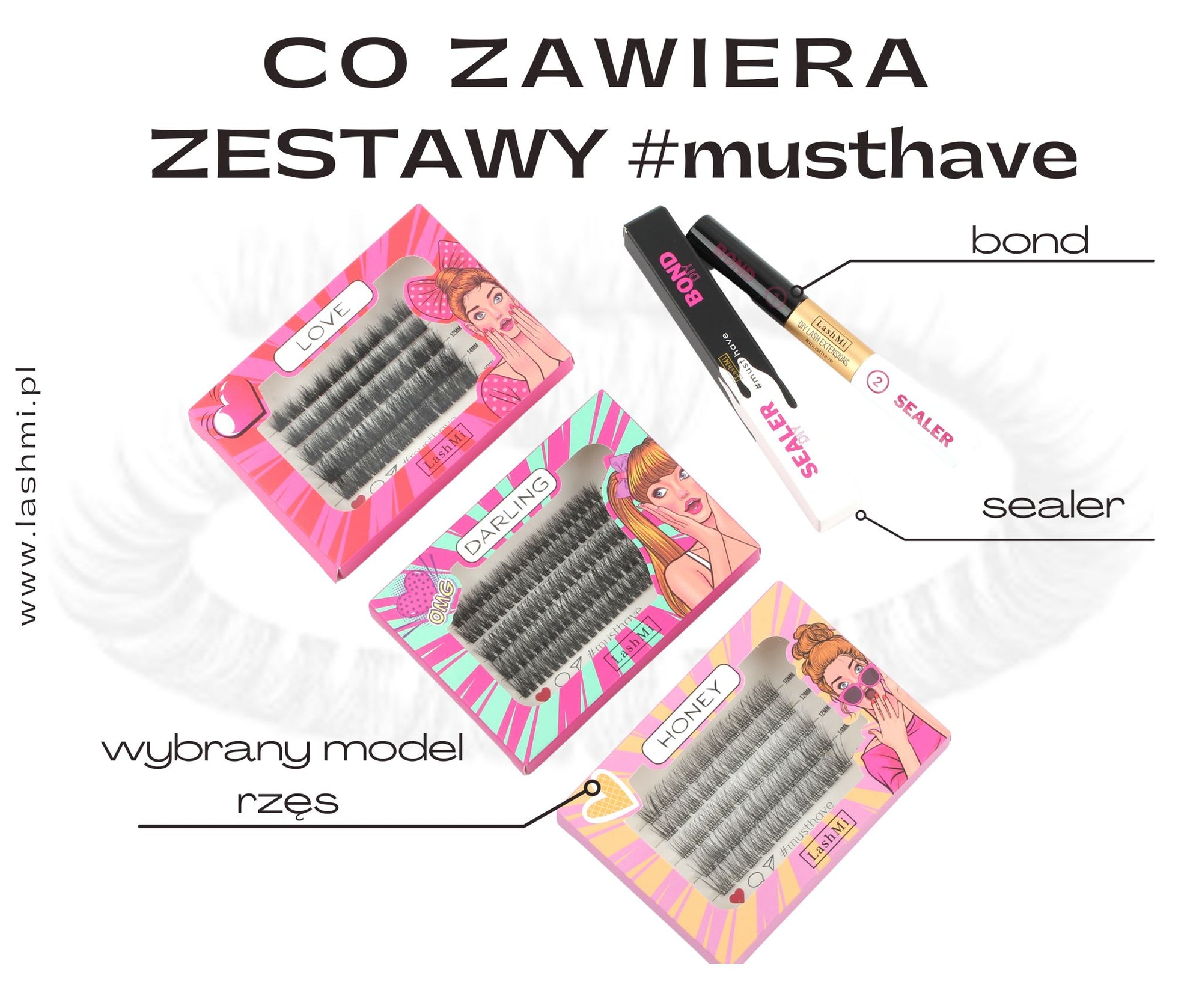 Mini zestaw z modelem #musthave