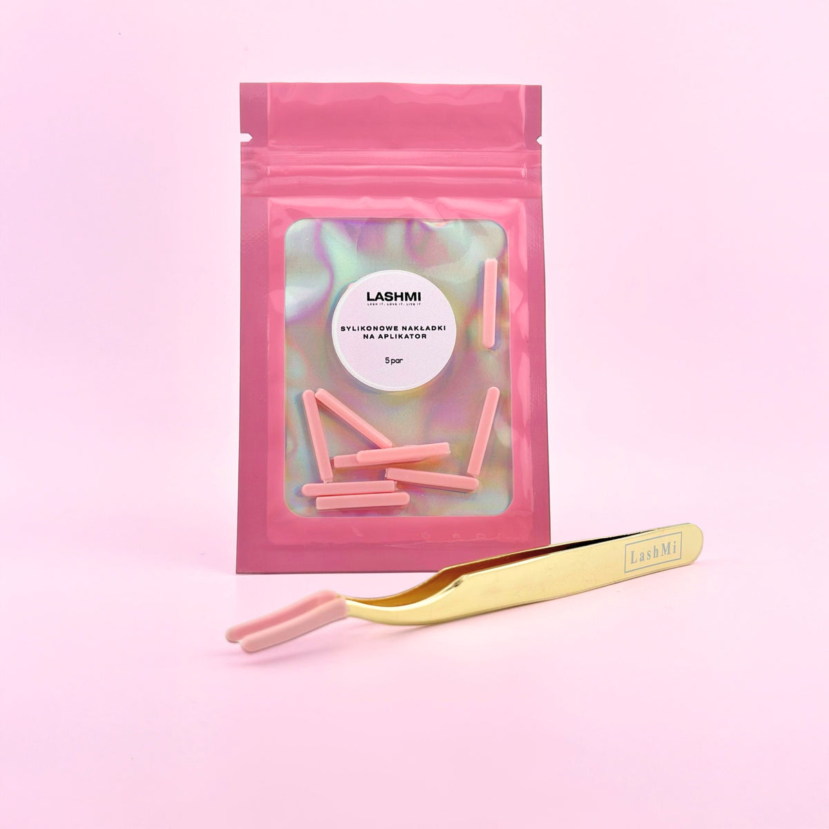 Silikonowe nakładki na pęsetę non-stick– 5 par (10 szt.)