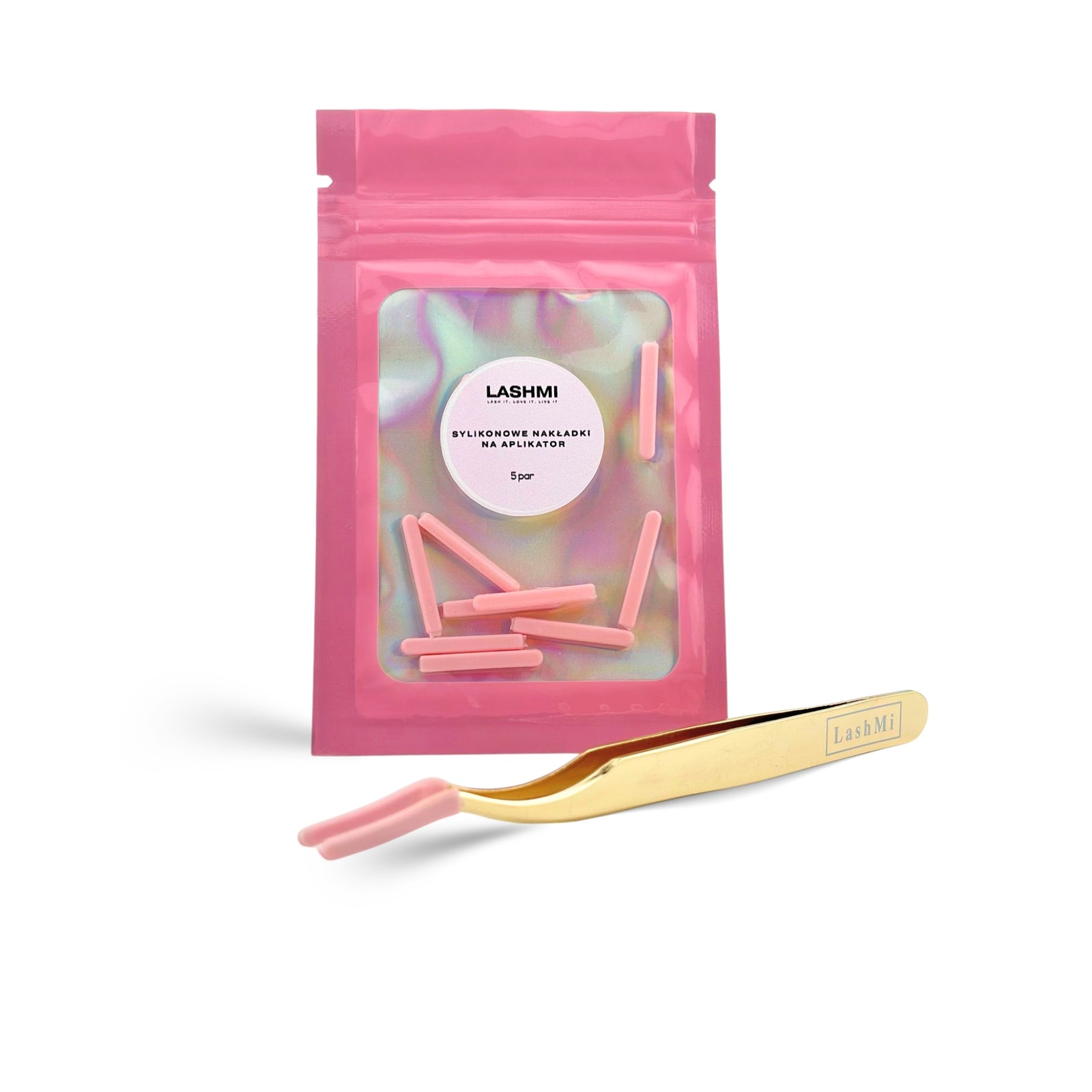 Silikonowe nakładki na pęsetę non-stick– 5 par (10 szt.)